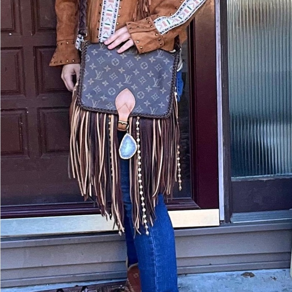 Vintage boho bag authentic Louis Vuitton